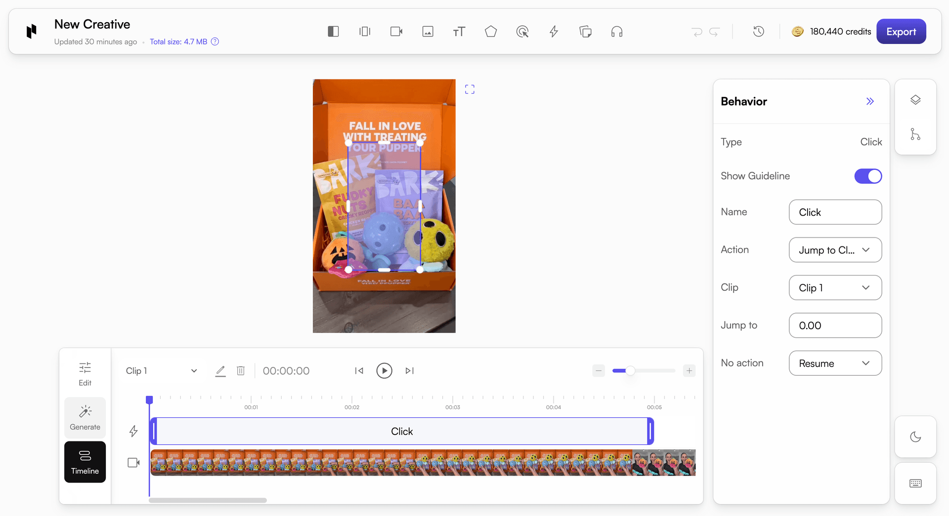 Interactive Video Editor