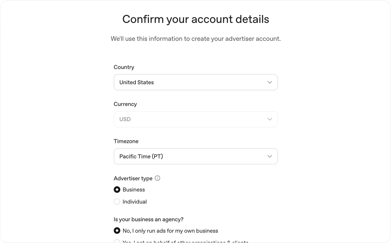Verify your business
